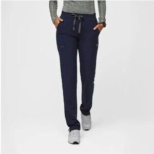 Figs YOLA Scrub Pants Size Large Navy